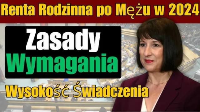 Ile wynosi renta rodzinna po mężu? Sprawdź, co wpływa na wysokość