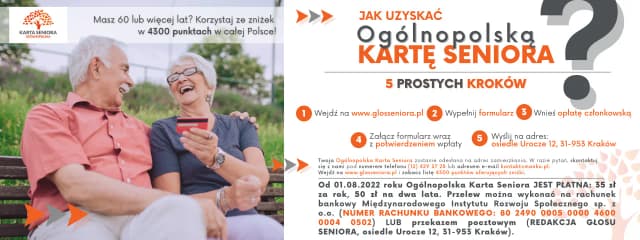 Jak zdobyć ogólnopolską kartę seniora i uniknąć zbędnych kosztów